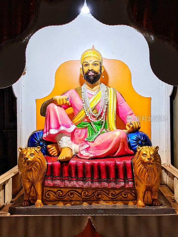 Chhatrapati Shivaji Maharaj雕像-伟大的马拉地战士